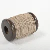 Jute-Lurex Band Ribbons 20m silber