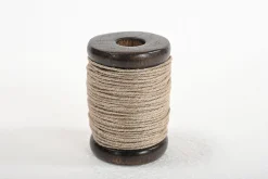 Jute-Lurex Band Ribbons 20m silber