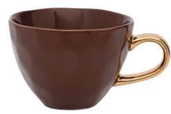Kaffeetasse Porzellan braun
