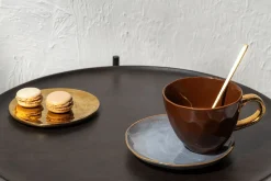 Kaffeetasse Porzellan braun