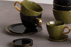 Kaffeetasse Porzellan grün