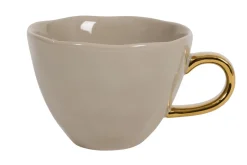 Kaffeetasse Porzellan hellgrau