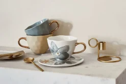 Kaffeetasse Porzellan natur
