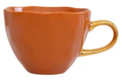 Kaffeetasse Porzellan orange
