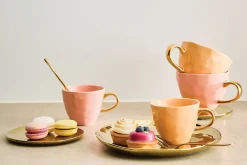 Kaffeetasse Porzellan orange