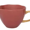 Kaffeetasse Porzellan pink
