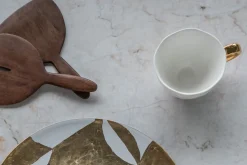 Kaffeetasse Porzellan weiß