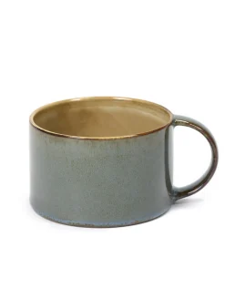 Kaffeetasse Terres de Reves beige hellblau