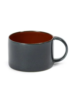 Kaffeetasse Terres de Reves rost dunkelblau