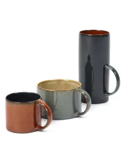 Kaffeetasse Terres de Reves rost dunkelblau