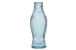 Karaffe Fish & Fish Glas blau H 29 cm