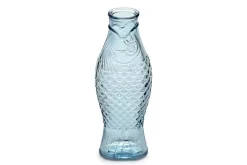 Karaffe Fish & Fish Glas blau H 29 cm