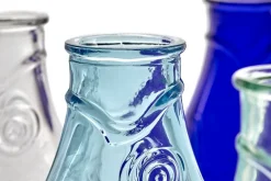 Karaffe Fish & Fish Glas blau H 29 cm