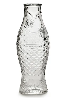 Karaffe Fish & Fish Glas transparent H 29 cm