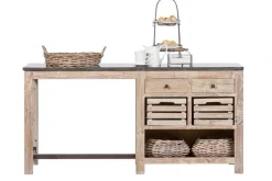 Kücheninsel Montpellier mit Steinplatte