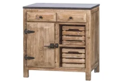 Küchenschrank Montpellier mit Holzkörben