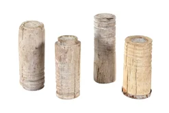 Kerzenständer Holz Vintage natur