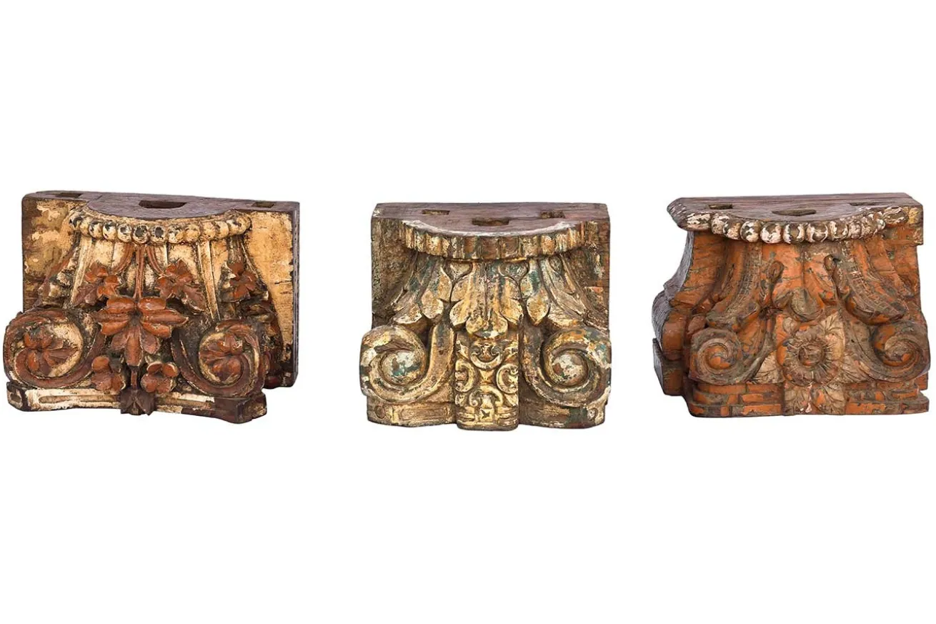 Kerzenständer Vintage Halb