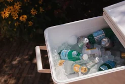 Kühlbox Be Cool auf Rollen weiß