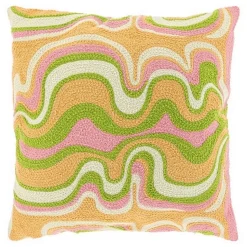 Kissen Benni rosa gelb 45*45 cm