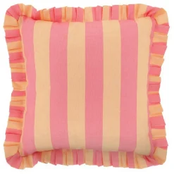 Kissen Seppl gestreift rosa 45*45 cm