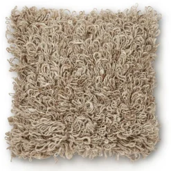 Kissenhülle Curly taupe