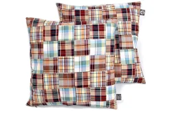 Kissenhülle Patchwork kariert