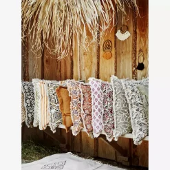 Kissenhülle Print weiss fuchsia 50 cm