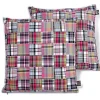 Kissenhülle Quadrate rot 50*50