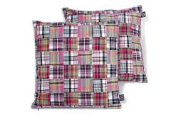 Kissenhülle Quadrate rot 50*50