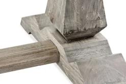 Klostertisch Massivholz modern grau