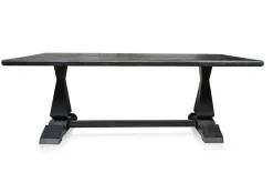 Klostertisch Massivholz schwarz 220