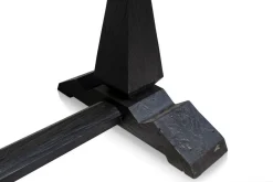 Klostertisch Massivholz schwarz 220