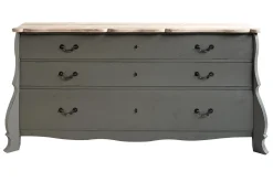 Kommode Charlotte grau B 187 cm