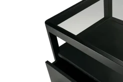 Kommode Spindle Eiche schwarz B 150 cm