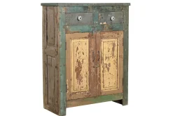 Kommode Vintage petrol beige