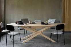 Konferenztisch Mikado Eiche oval 267 cm