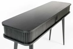 Konsole Barbara Massivholz schwarz