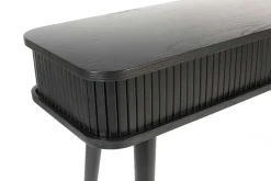 Konsole Barbara Massivholz schwarz