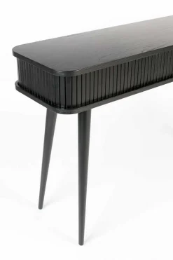 Konsole Barbara Massivholz schwarz