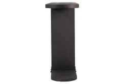 Konsole schwarz Metall/Holz