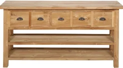 Konsolentisch Loft Teakholz B 160 cm