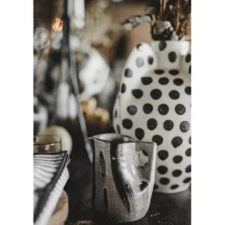 Krug Tule Keramik braun creme