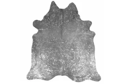Kuhfell silber metallic 3-4qm