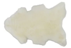 Lammfell weiß gefärbt