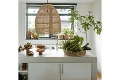 Lampenschirm Luna Rattan natural 3er Set