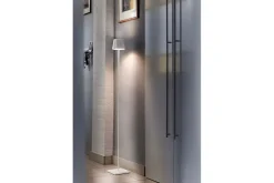 LED Outdoor Stehleuchte Troy weiß