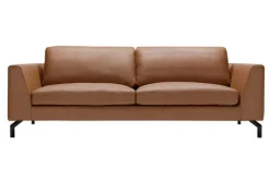 Ledersofa Oslo Premium 2 Sitzer braun