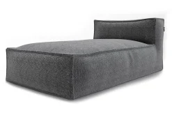 Longchair Outdoor Silky grau