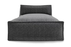 Longchair Outdoor Silky grau